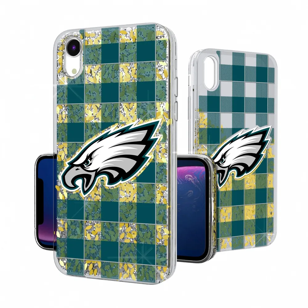 Lids Philadelphia Eagles iPhone Plaid Design Glitter Case