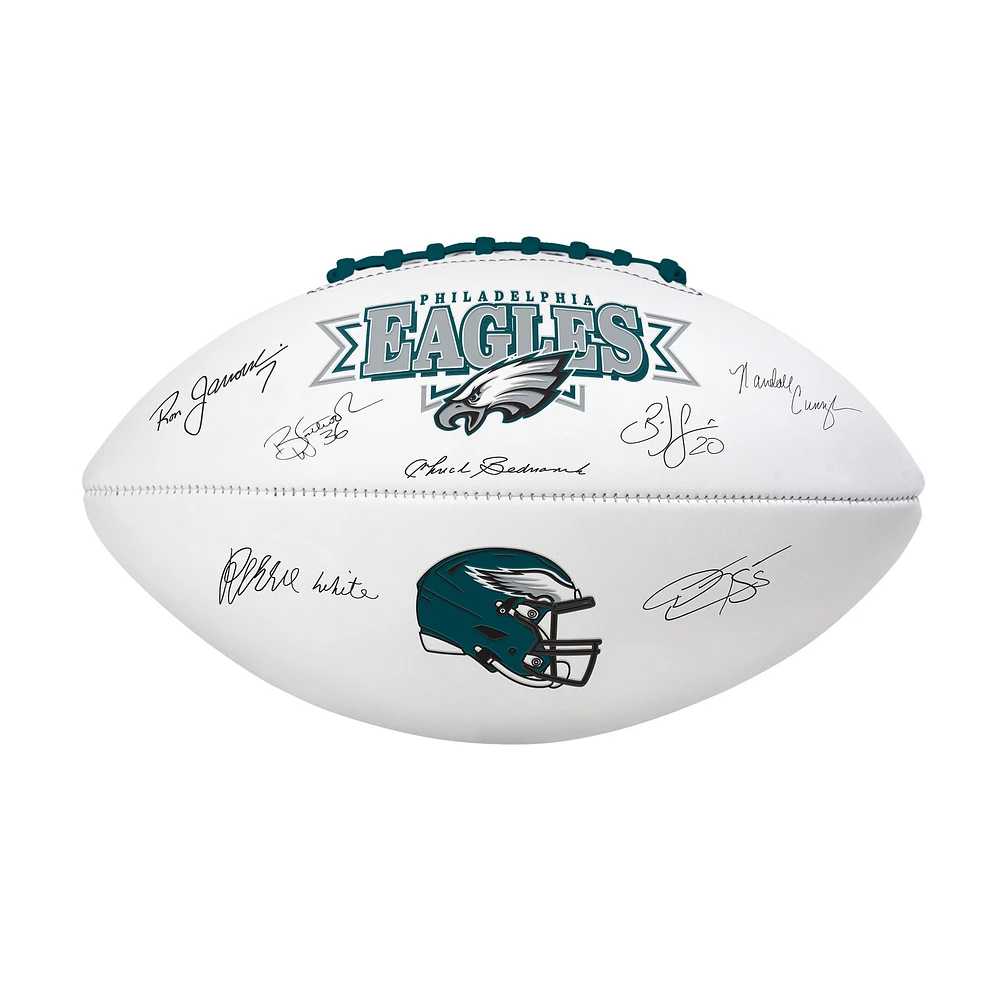 Ballon de football signature des Philadelphia Eagles Legends