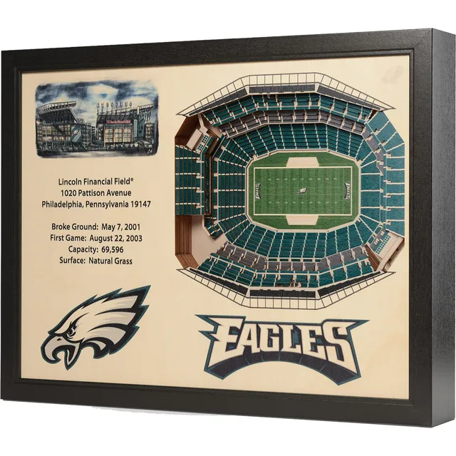 Philadelphia Eagles Unsigned Lincoln Financial Field End Zone View  Photograph