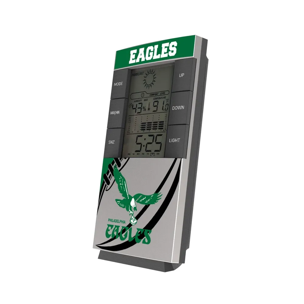 Lids Philadelphia Eagles Passtime Design Digital Desk Clock