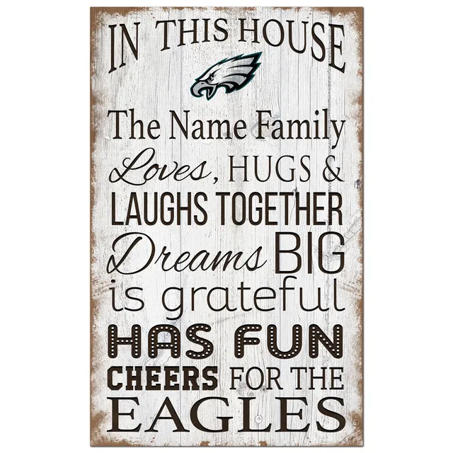 Lids Philadelphia Eagles 12'' Team House Sign