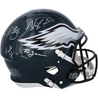 Philadelphia Eagles Quarterbacks Autographed Riddell Speed Authentic Helmet with 5 Signatures
