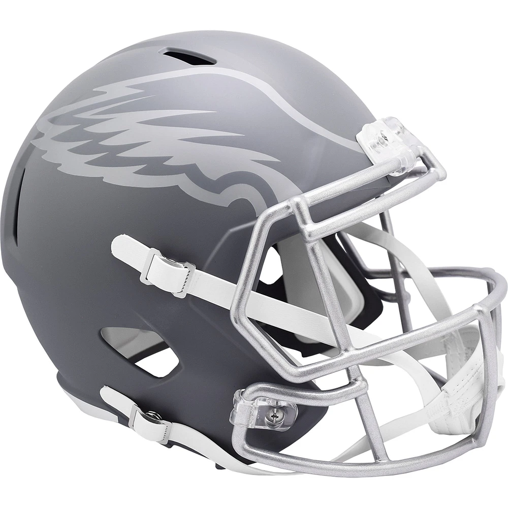 Casque de réplique de vitesse alternative Riddell 2024 Slate des Eagles de Philadelphie