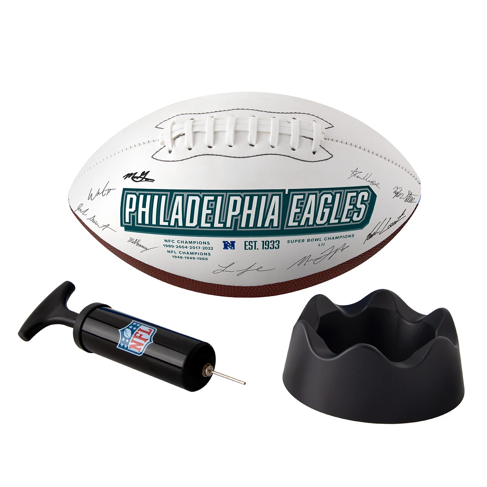 Ballon de football signature des Philadelphia Eagles