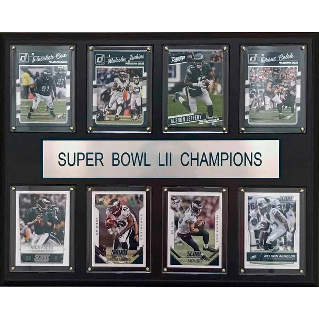 : Highland Mint Philadelphia Eagles Super Bowl LII Champions 12  x 15 Banner Collection Photo Mint : Sports & Outdoors