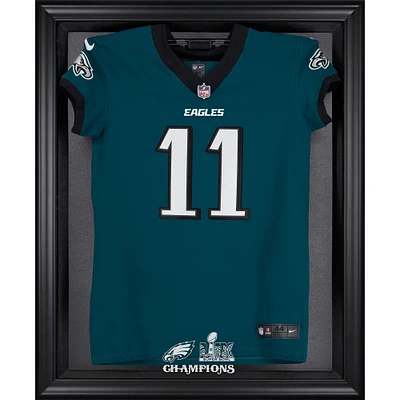 Philadelphia Eagles Super Bowl LIX Champions Black Framed Jersey Logo Display Case
