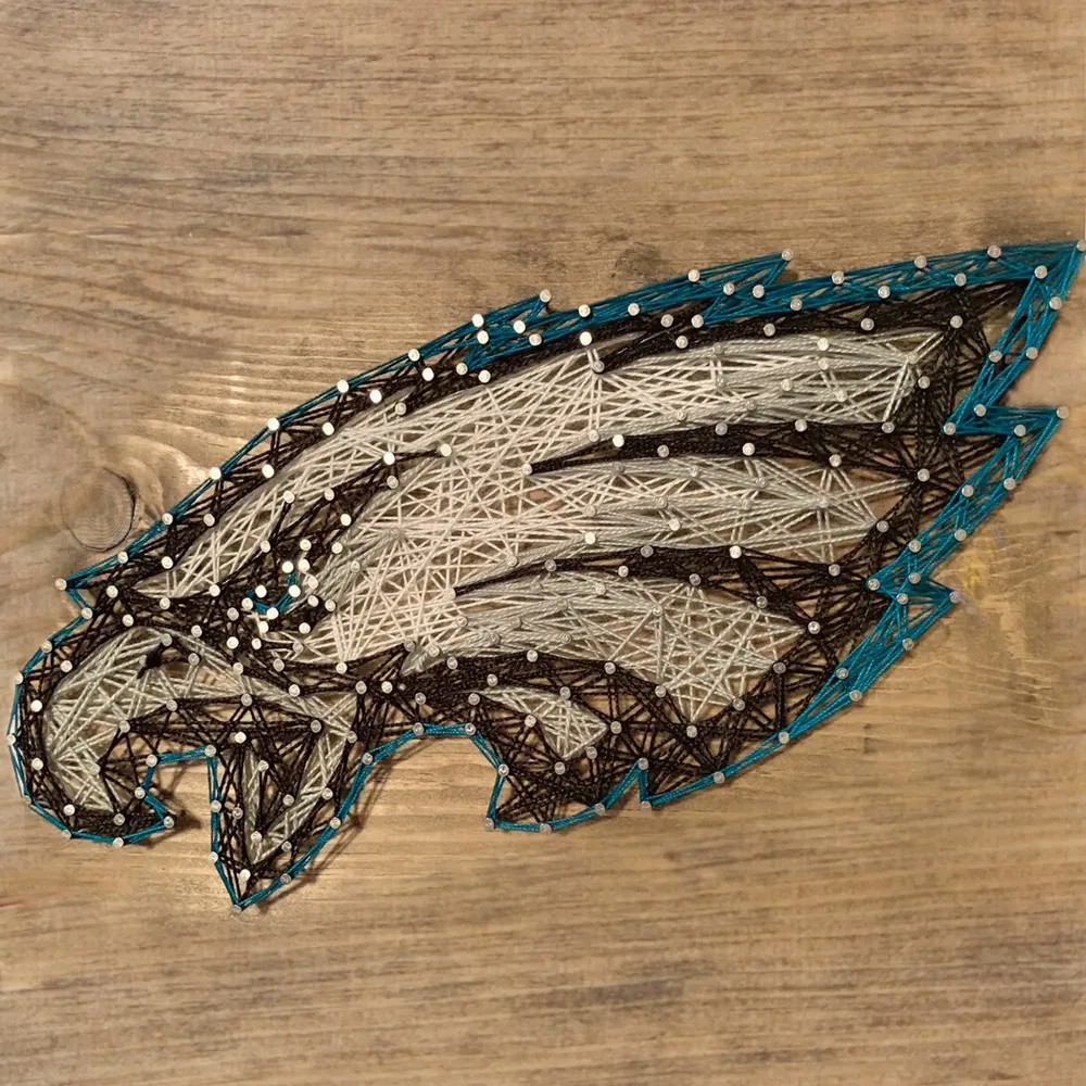 Miami Dolphins Team Pride String Art Craft Kit 