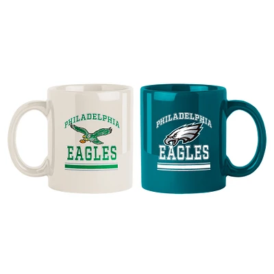 Philadelphia Eagles Two-Pack 15oz. Color Mug Set