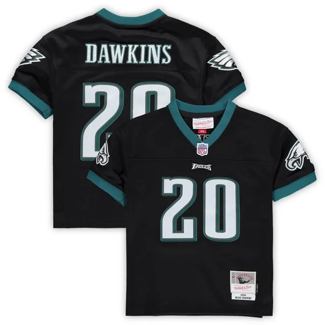 Men's Mitchell & Ness Brian Dawkins Black Philadelphia Eagles Big & Tall  Retired Player Name &