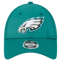 Preschool New Era Green Philadelphia Eagles Main 9FORTY Adjustable Hat