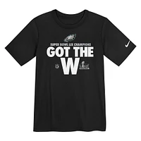Preschool Nike  Black Philadelphia Eagles Super Bowl LIX Champions Parade T-Shirt