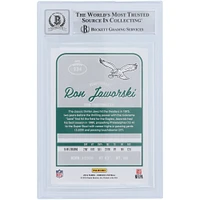 Carte Panini Donruss autographiée par Ron Jaworski des Philadelphia Eagles 2016, ligne de statistiques de la saison n° 234 #/398