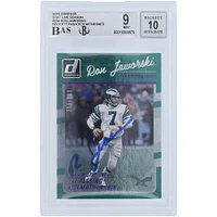 Carte Panini Donruss autographiée par Ron Jaworski des Philadelphia Eagles 2016, ligne de statistiques de la saison n° 234 #/398