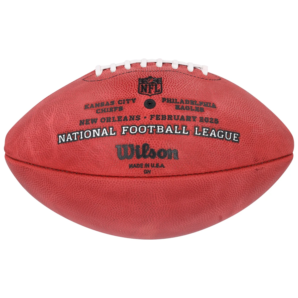 Saquon Barkley Philadelphia Eagles Autographed Super Bowl LIX Champions Wilson Duke Football