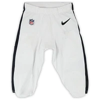 Saquon Barkley Philadelphia Eagles Game-Used White Nike Pants vs. Pittsburgh Steelers on December 15, 2024