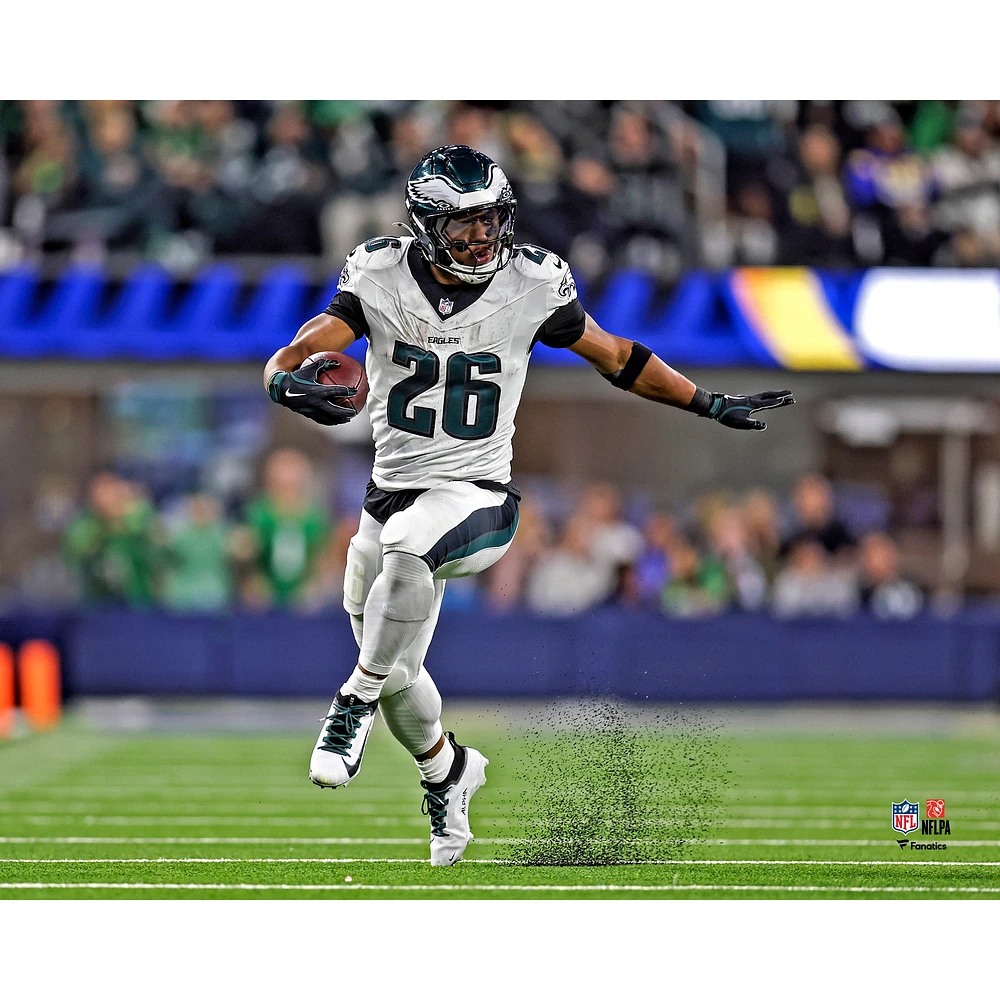 Saquon Barkley Philadelphia Eagles Unsigned Week 12 Sets Franchise Single Game Rushing Record vs. Los Angeles Rams Photograph