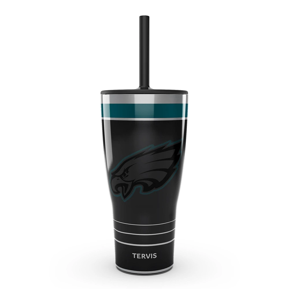 Tervis Eagles de Philadelphie 30oz. Gobelet de jeu de nuit avec paille