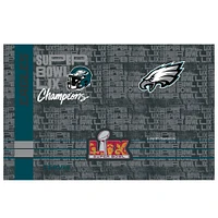 Gobelet en acier inoxydable Tervis Philadelphia Eagles Super Bowl LIX Champions de 30 oz avec couvercle à paille