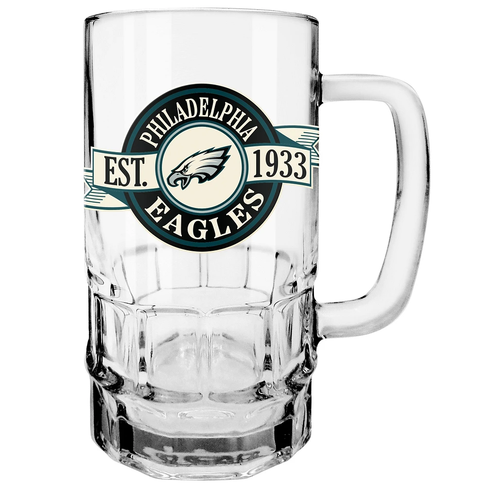 Le Sports Vault Eagles de Philadelphie 18 oz. Chope à bière