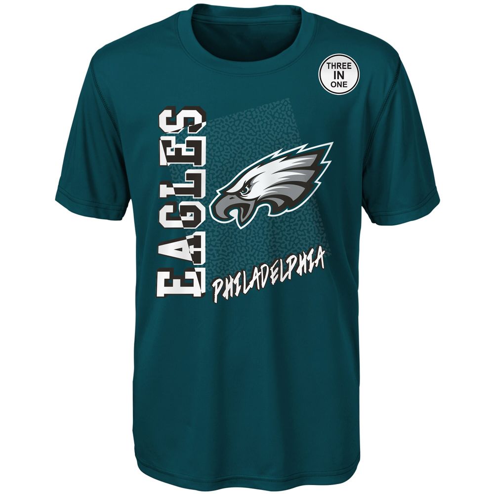 Outerstuff Toddler Midnight Green/Black Philadelphia Eagles For the Love of  Game - T-Shirt Combo Set