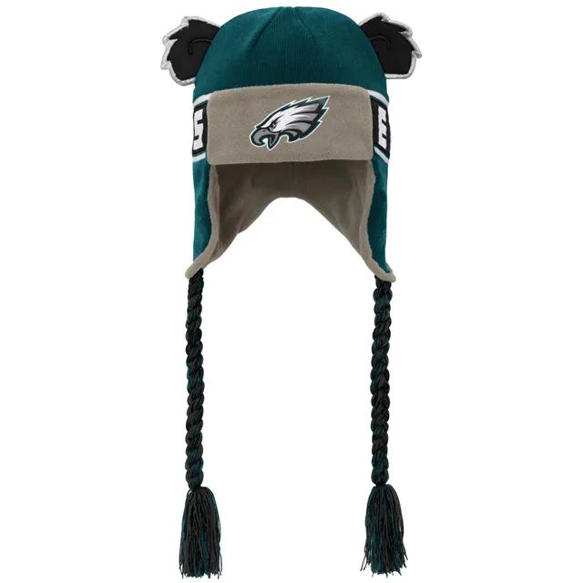 Philadelphia Eagles New Era NFL Helmet Head Trapper Knit Hat