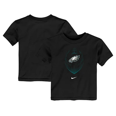 T-shirt Nike noir pour tout-petit avec légende des Philadelphia Eagles