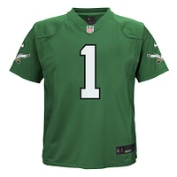 Enfant en bas âge Nike Jalen Hurts Kelly Green Maillot de jeu alternatif des Eagles Philadelphie