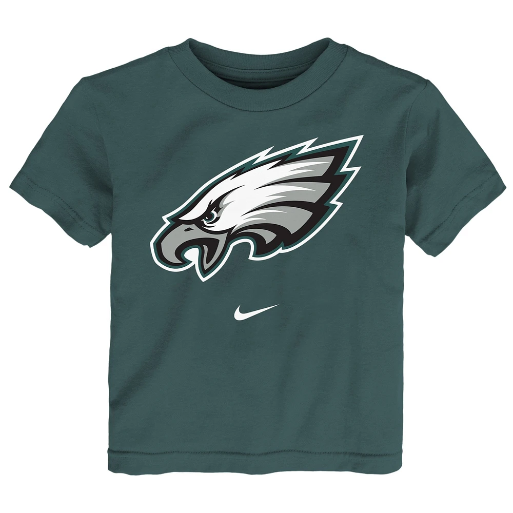 Logo emblématique des Eagles de Philadelphie Nike vert minuit pour tout-petit - T-shirt