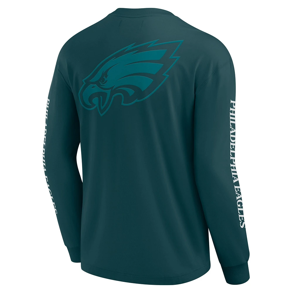 Unisex Fanatics  Midnight Green Philadelphia Eagles Elements Strive Long Sleeve T-Shirt