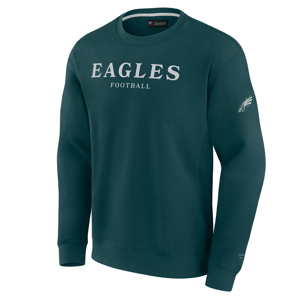 Unisex Fanatics  Midnight Green Philadelphia Eagles Elements Unlimited Fleece Pullover Sweatshirt