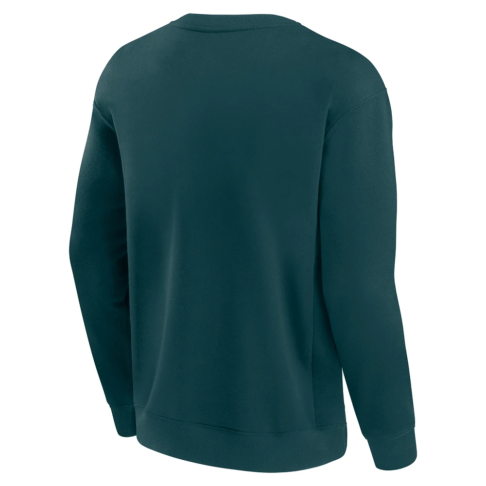 Sweat-shirt en polaire unisexe Fanatics Midnight Green Philadelphia Eagles Elements Unlimited