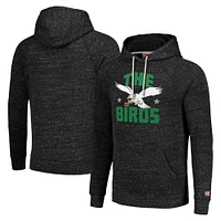 Sweat à capuche unisexe Hommage Charcoal Philadelphia Eagles Hyperlocal Raglan