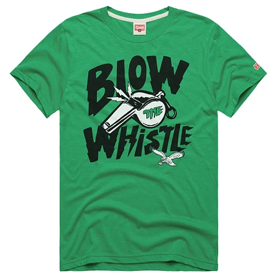 Unisex Homage  Kelly Green Philadelphia Eagles Blow The Whistle Tri-Blend T-Shirt