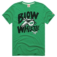 Unisex Homage  Kelly Green Philadelphia Eagles Blow The Whistle Tri-Blend T-Shirt