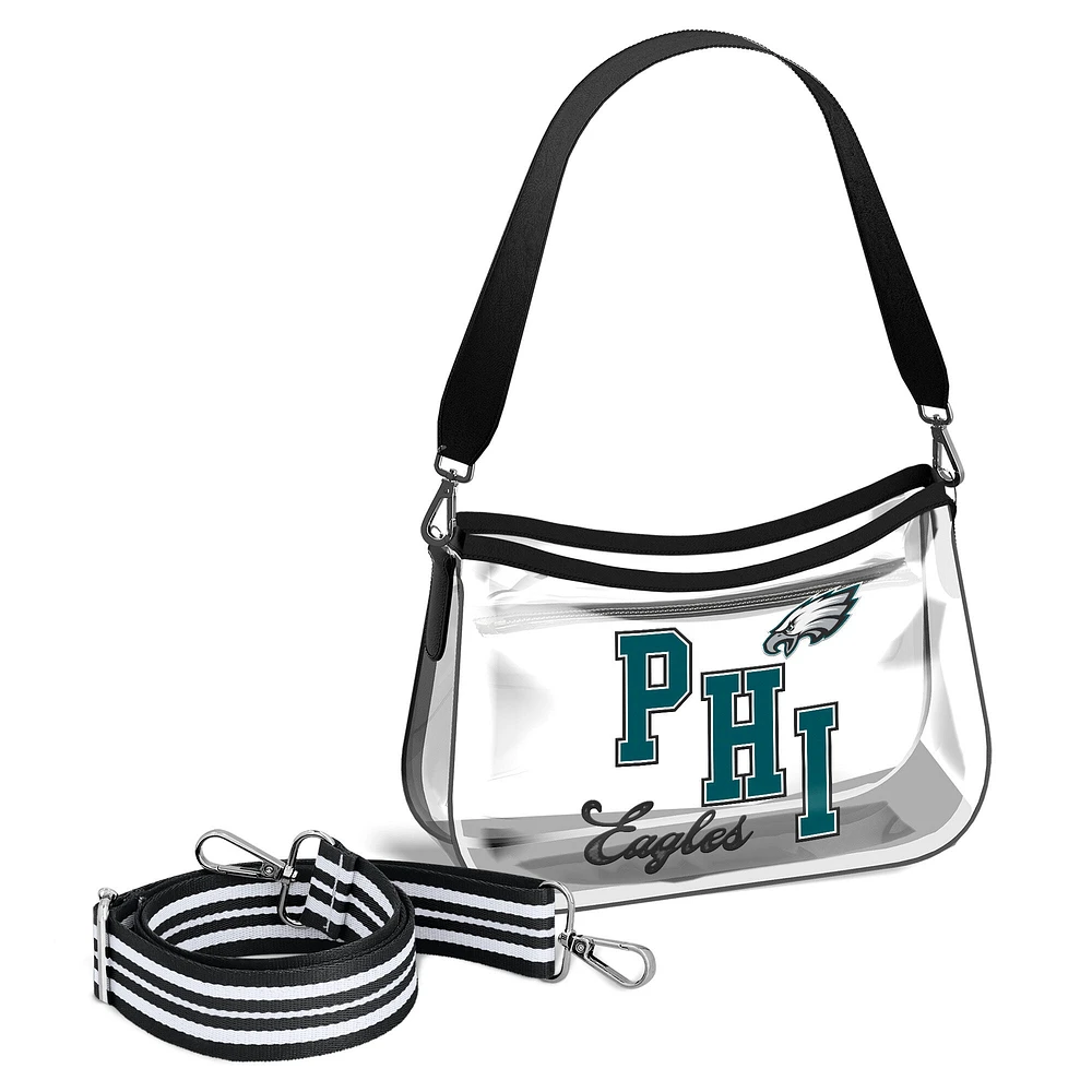 WEAR by Erin Andrews Philadelphia Eagles Clear Stadium Mini Purse