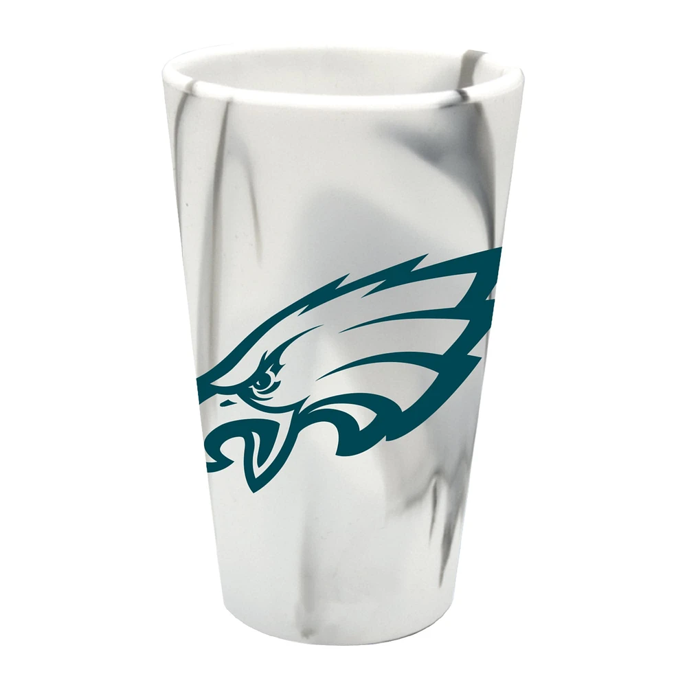 WinCraft Eagles de Philadelphie 16oz. Verre à pinte en silicone à la mode