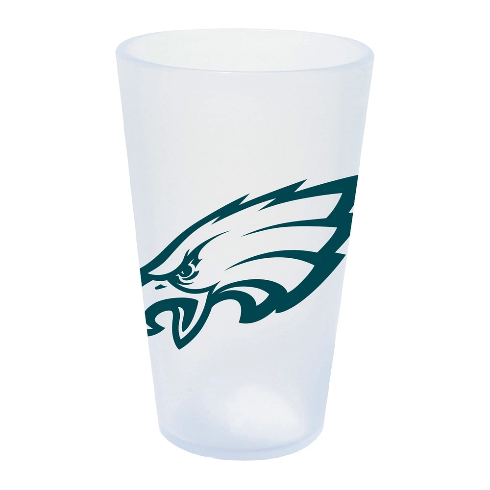 WinCraft Eagles de Philadelphie 16oz. Verre à pinte en silicone Icicle