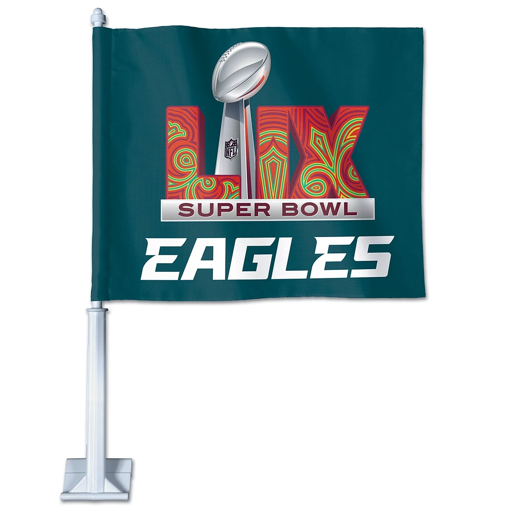 WinCraft Philadelphia Eagles 2024 NFC Champions 11.75" x 14" Double-Sided Car Flag