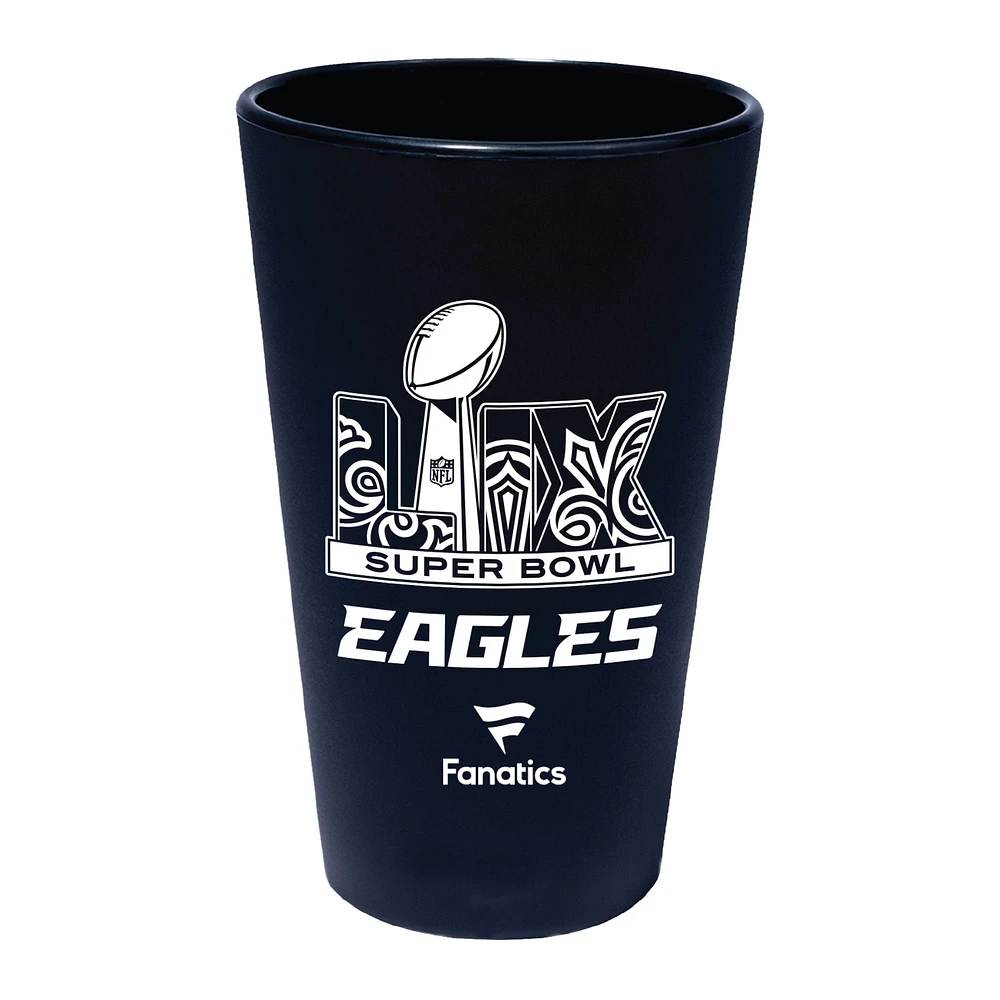 WinCraft Philadelphia Eagles 2024 NFC Champions 16oz. Silicone Pint Glass