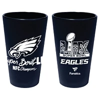 WinCraft Philadelphia Eagles 2024 NFC Champions 16oz. Silicone Pint Glass