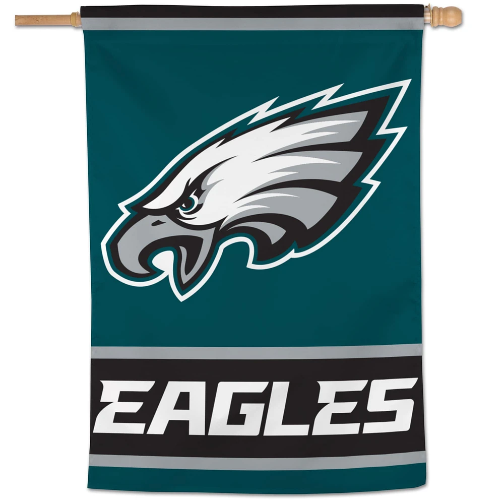 WinCraft Philadelphia Eagles Bannière verticale simple face avec logo principal 28" x 40"