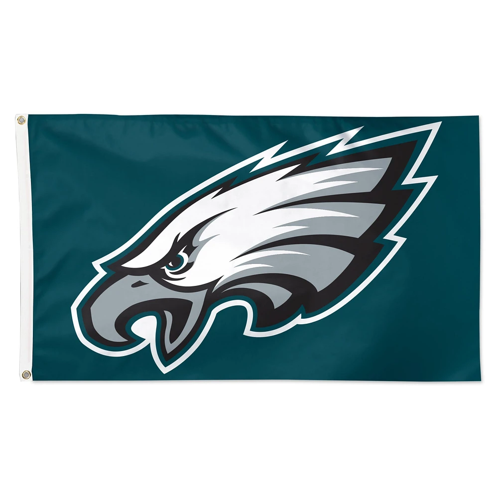 WinCraft Philadelphia Eagles 3' x 5' Logo principal simple face - Drapeau