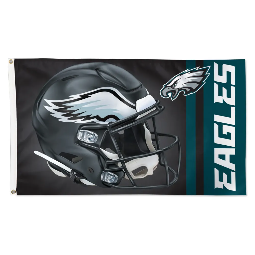 WinCraft Philadelphia Eagles Casque alternatif simple face 3' x 5' Deluxe - Drapeau