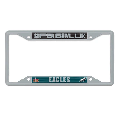 WinCraft Philadelphia Eagles Super Bowl LIX Laser Cut Metal License Plate Frame