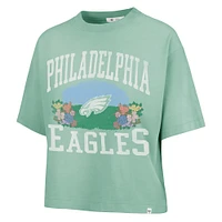 T-shirt court Florentina Montauk '47 Mint pour femme des Philadelphia Eagles