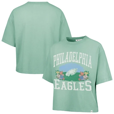 T-shirt court Florentina Montauk '47 Mint pour femme des Philadelphia Eagles