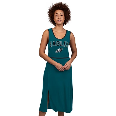 Women's G-III 4Her by Carl Banks  Midnight Green Philadelphia Eagles Center Field Maxi Dress