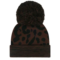 Bonnet tricoté à revers et pompon marron Philadelphia Eagles '47 pour femme