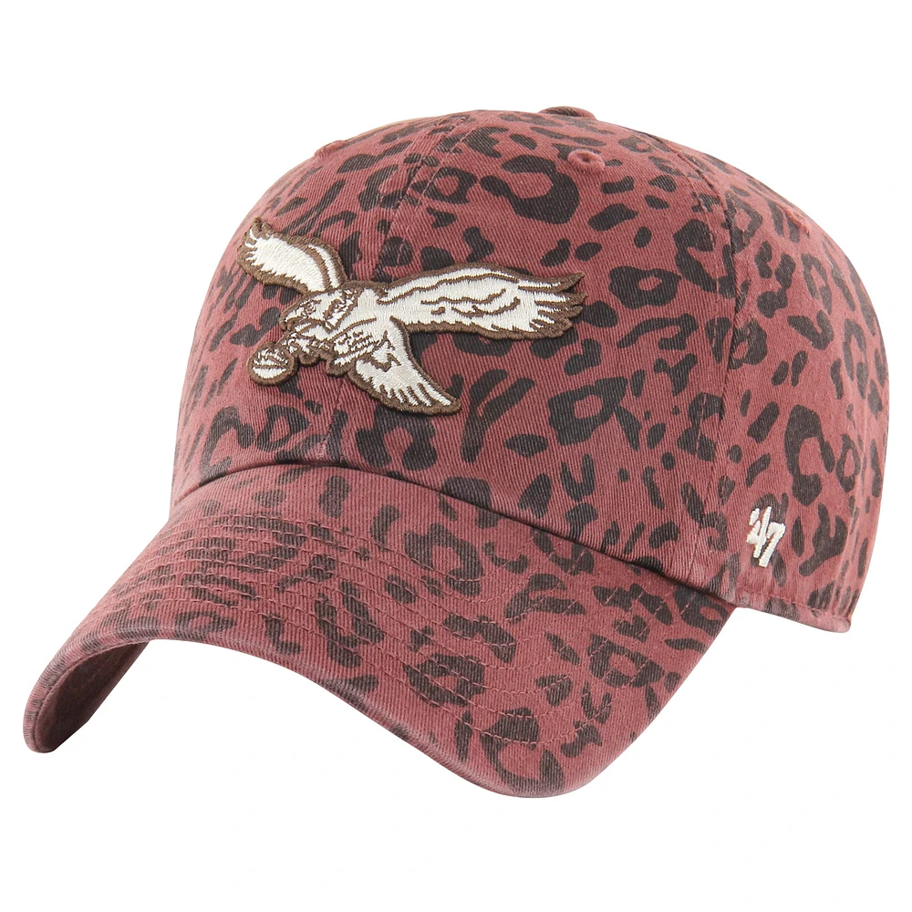 Casquette ajustable Tawny Clean Up des Philadelphia Eagles '47 Brown pour femme