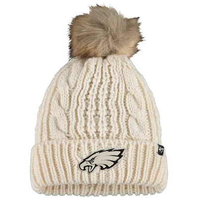 47 Brand Women's Kelly Green Philadelphia Eagles Meeko Historic Logo Cuffed  Knit Hat with Pom